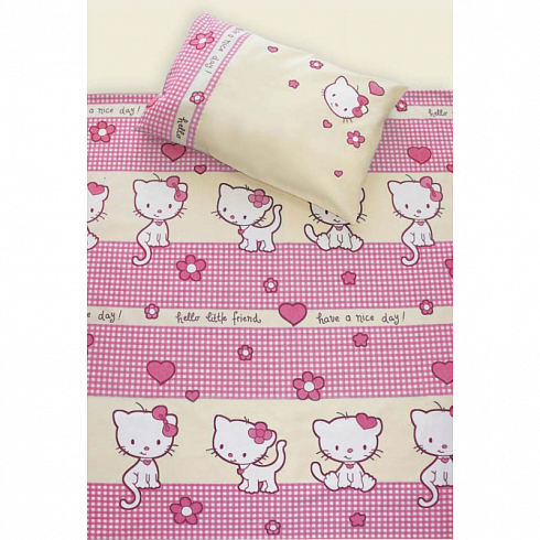 Комплект постельного белья для подростковой кровати Nuovita Киска-ириска