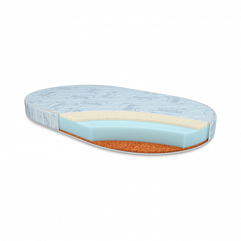 Детский овальный матрас Nuovita Buona  125х75х11 см