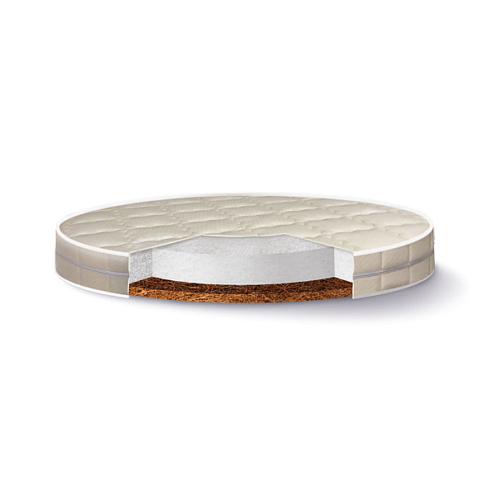 Детский круглый матрас Nuovita Fascino 75х75х8 см